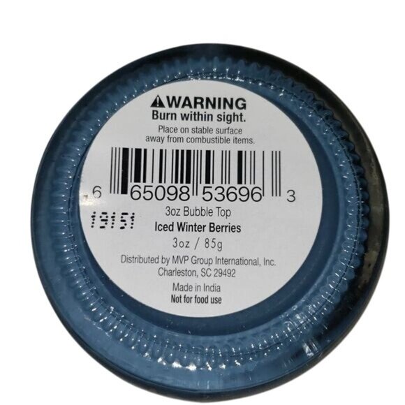 Iced Winter Berries 3oz Jar Candles with Lid * Set of 5 - Picture 5 of 6